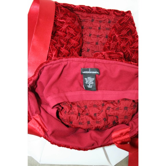 Y2k Wine Velvet Strapless Halter Top Bandeau Smocked Shirred Christmas Winter - Picture 7 of 8